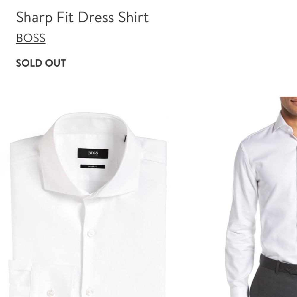 Hugo Boss Sharp Fit Dress Shirt